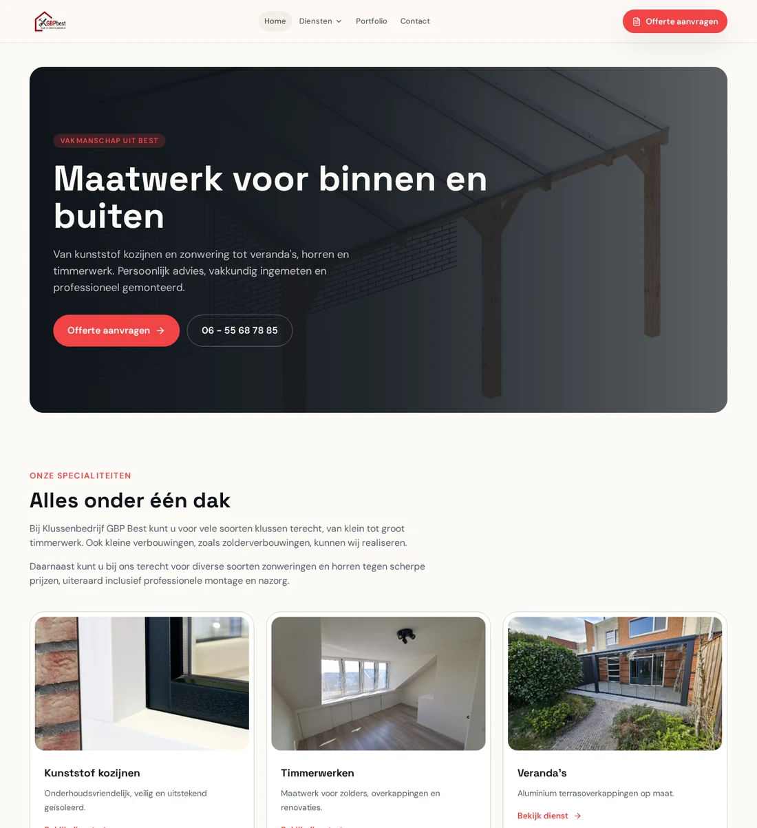 De vernieuwde website van GBP Best