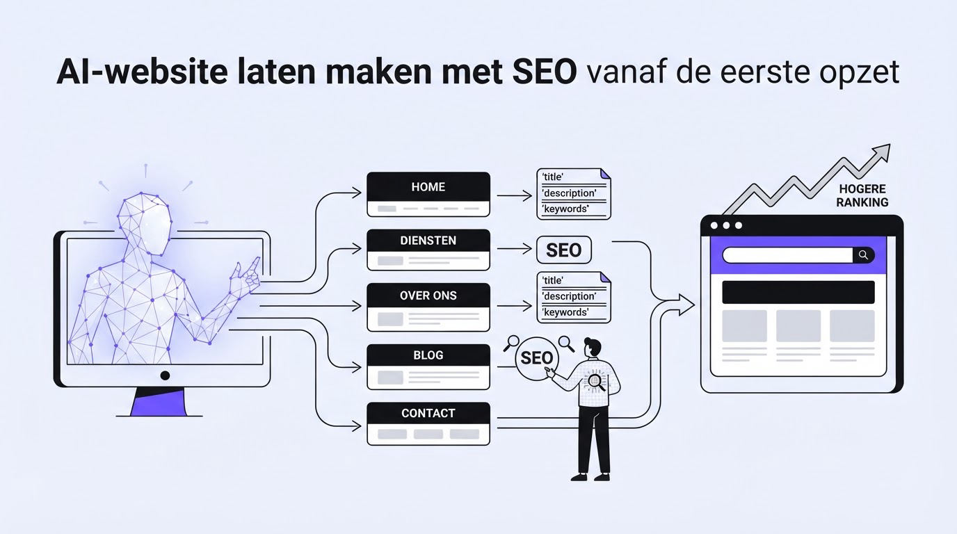 AI-website laten maken met SEO vanaf de eerste opzet