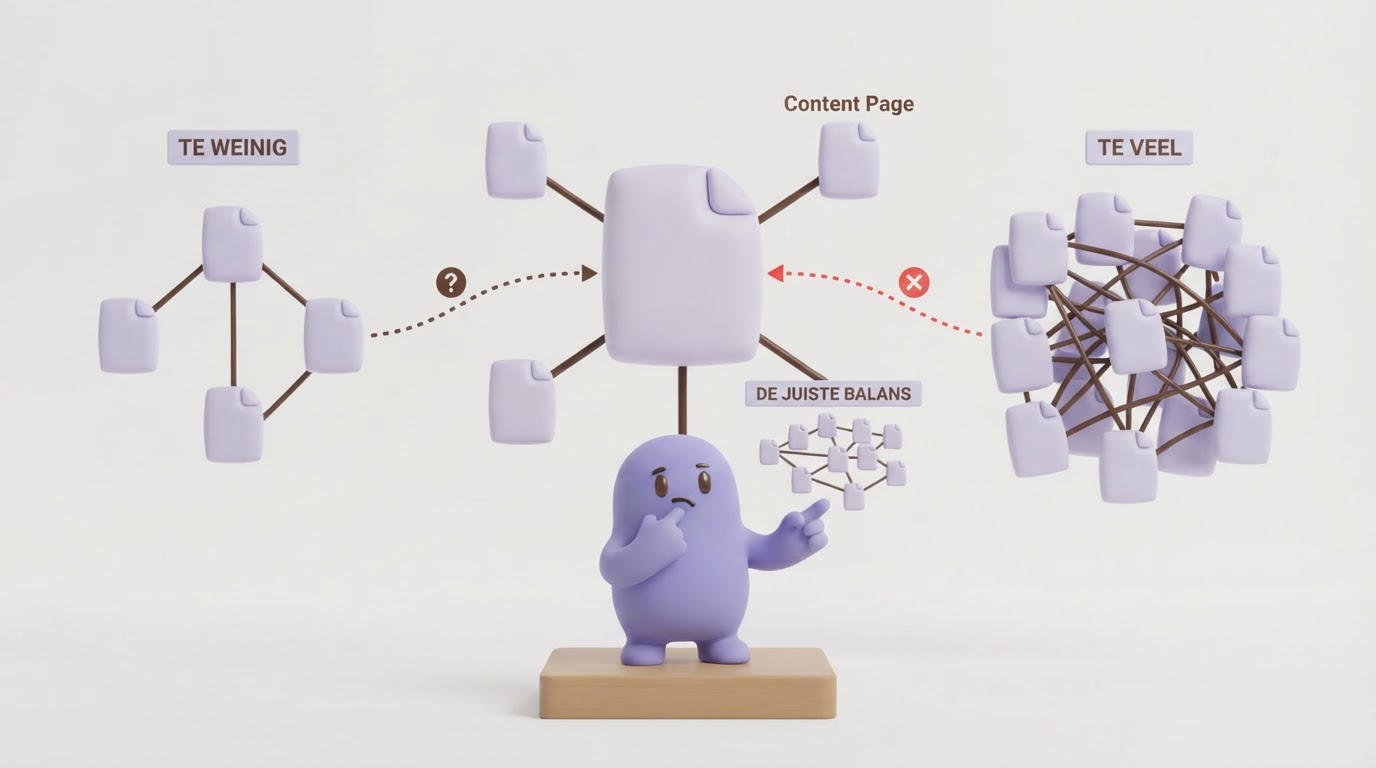 Hoeveel interne links heeft een pagina nodig?