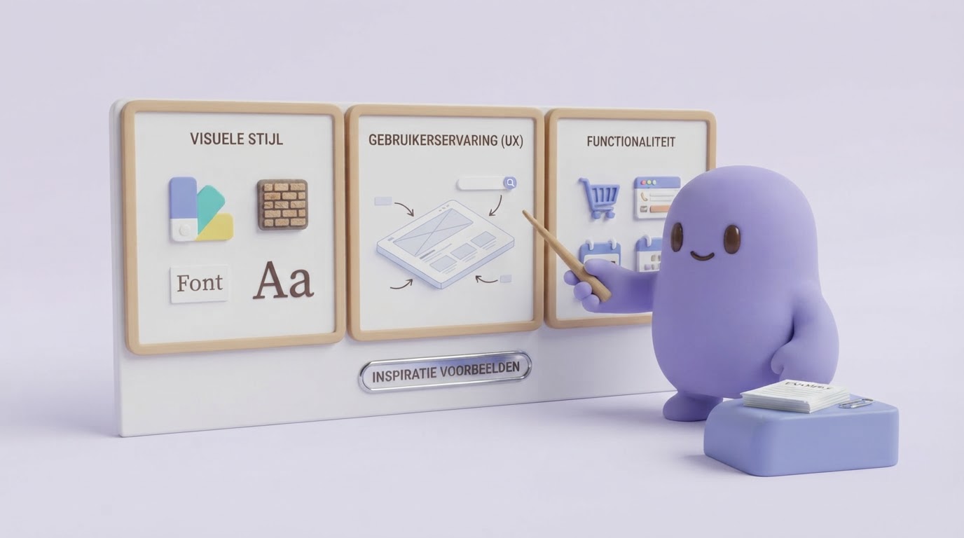 Website briefing stap 5: voeg voorbeelden toe die echt richting geven